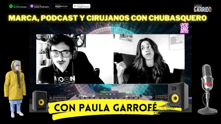 Marca y cirujanos con chubasquero, con Paula Garrofé