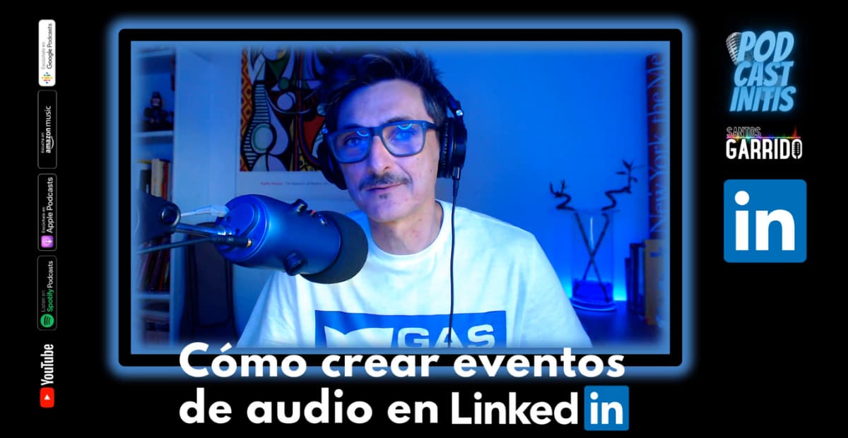 cómo hacer eventos de audio en Linkedin