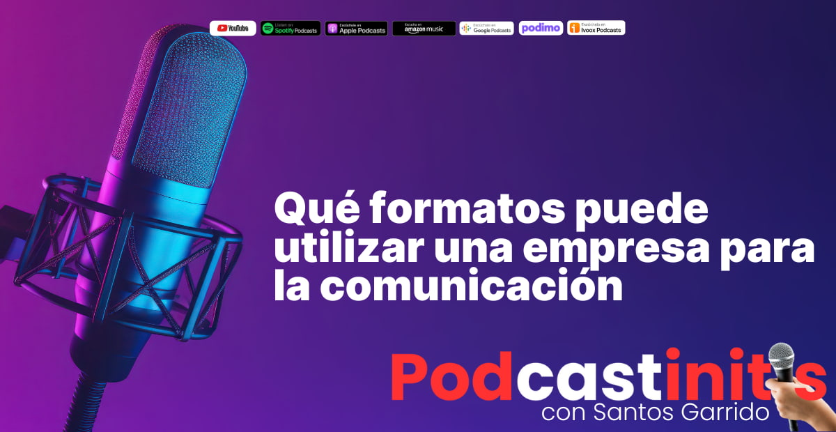 Qué formatos puede utilizar una empresa para la comunicación
