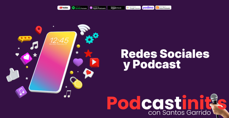 Redes sociales y podcast