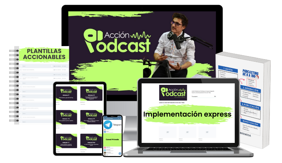 curso económico para lanzar un podcast